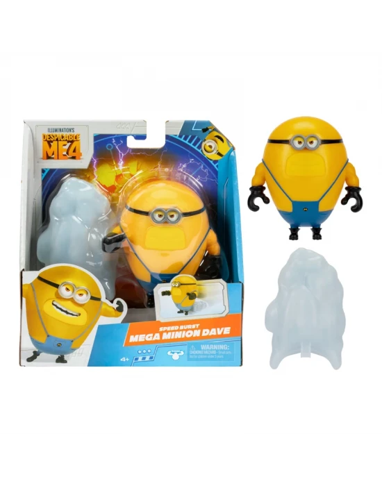 Minions Aksiyon Figürü 10 Cm 59277 Speed Burst Mega Minion Dave