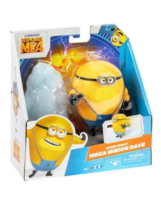 Minions Aksiyon Figürü 10 Cm 59277 Speed Burst Mega Minion Dave