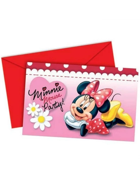 Minnie & Daisies Davetiye 8’li