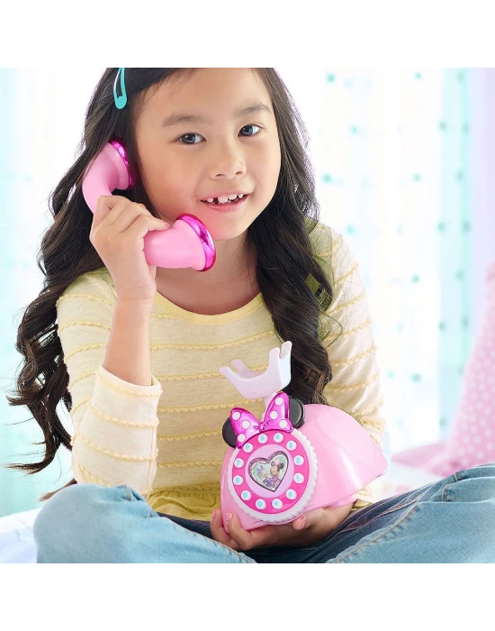 Minnie Mouse Sesli ve Işıklı Retro Telefon 88272