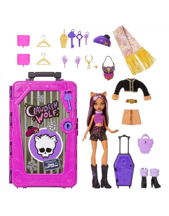 Monster High Gizemli Arkadaşlar Tatil Serisi - Clawdeen Wolf JMG65