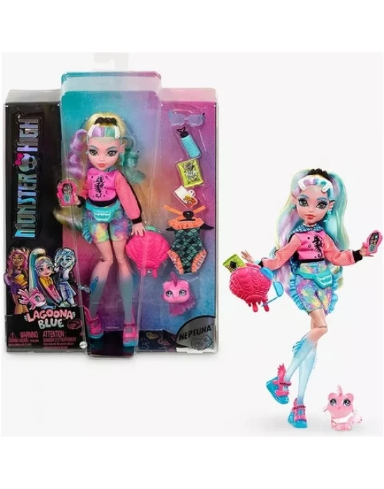 Monster High® Lagoona Blue™ Ana Karakter Bebekler HHK55