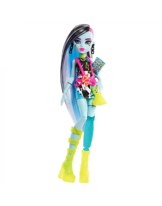 Monster High Neon Frights Bebekler HNF79 - Frankie Stein