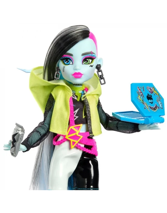Monster High Neon Frights Bebekler HNF79 - Frankie Stein
