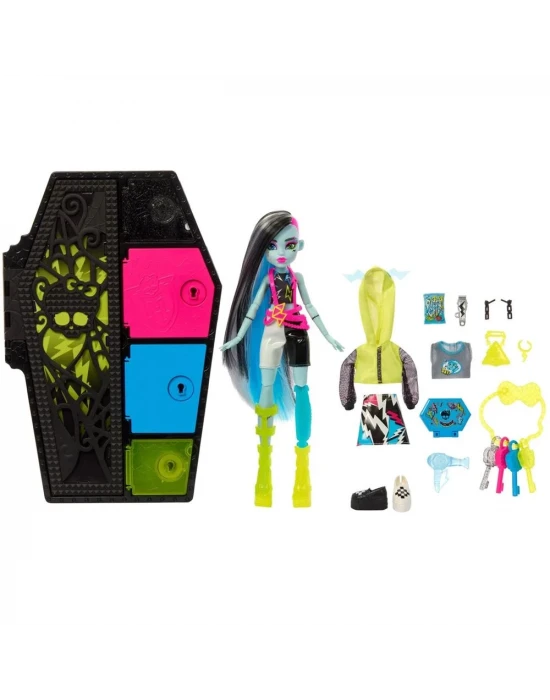 Monster High Neon Frights Bebekler HNF79 - Frankie Stein