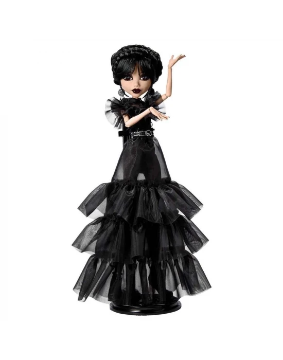 Monster High Wednesday Balo Elbiseli Bebek HXJ03