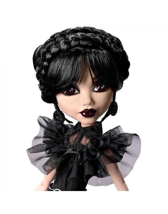 Monster High Wednesday Balo Elbiseli Bebek HXJ03