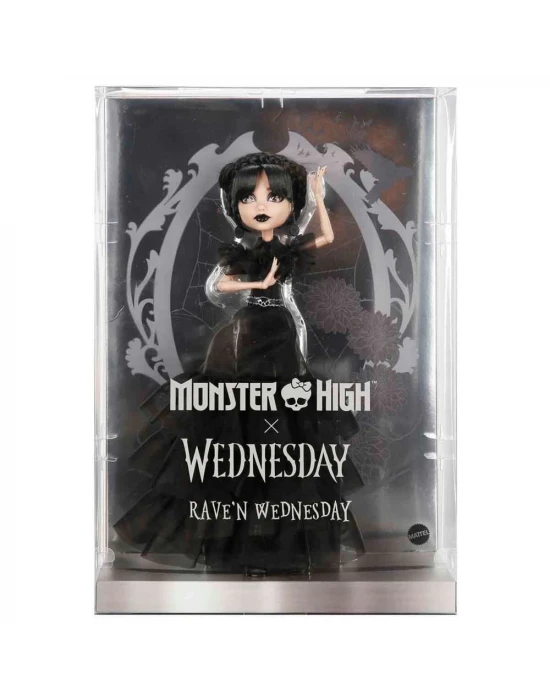Monster High Wednesday Balo Elbiseli Bebek HXJ03