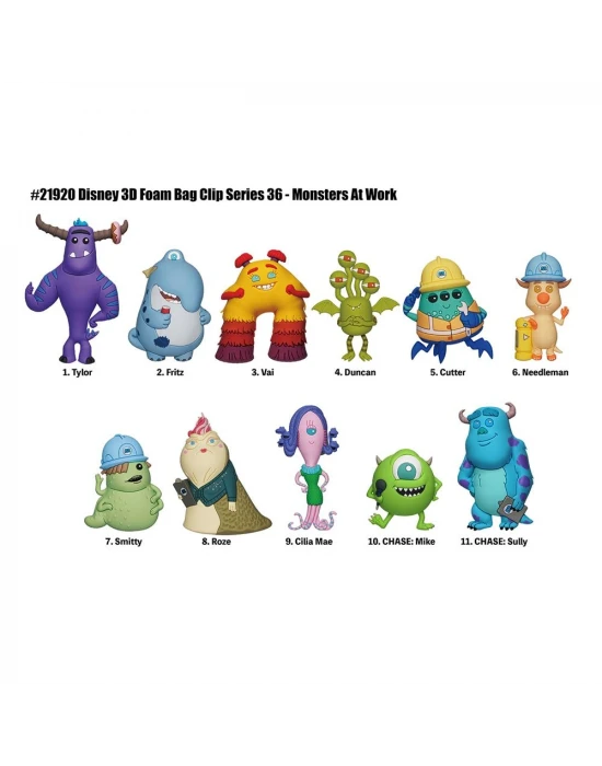 Monsters at Work Klipsli Figür Seri 36 21920