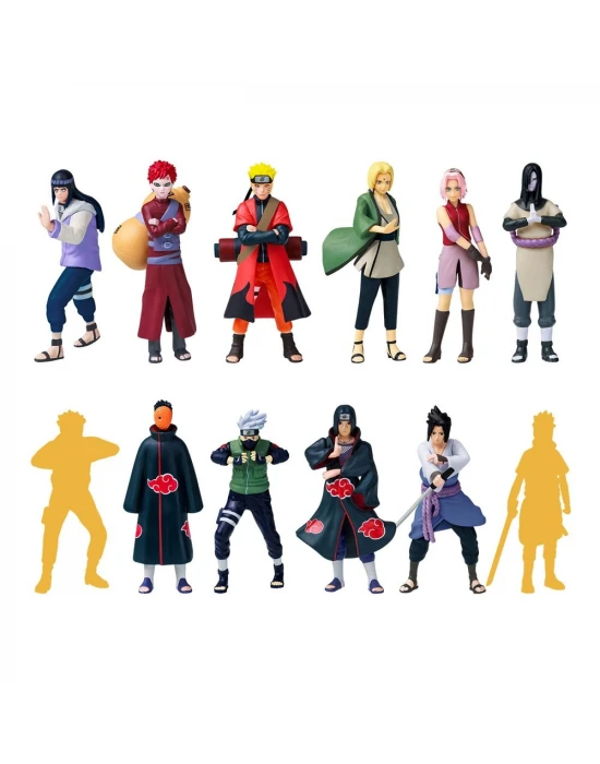 Naruto 12li Koleksiyon Figür Seti Model 1