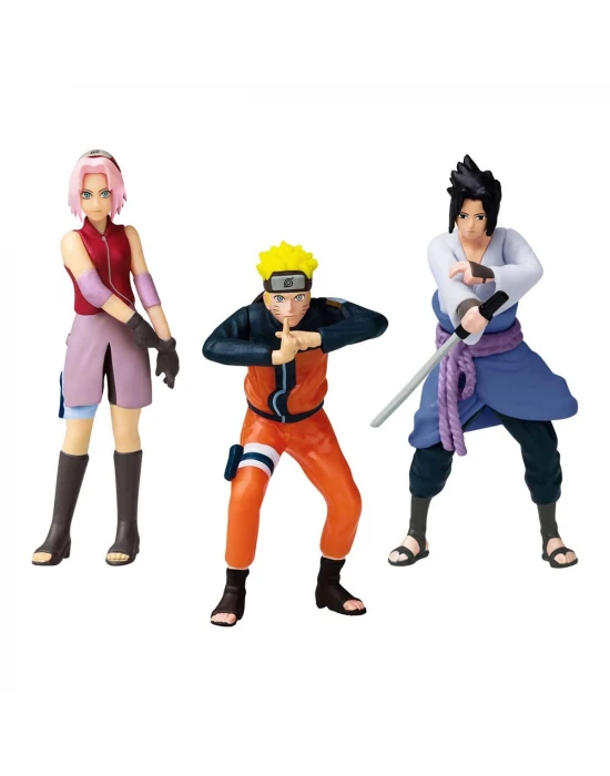 Naruto 3lü Koleksiyon Figür Seti Model 1