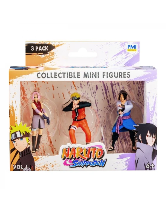 Naruto 3lü Koleksiyon Figür Seti Model 1