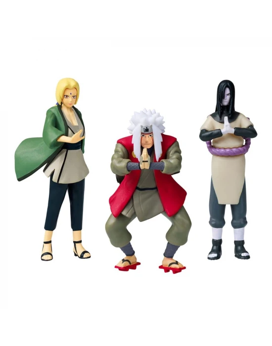Naruto 3lü Koleksiyon Figür Seti Model 2