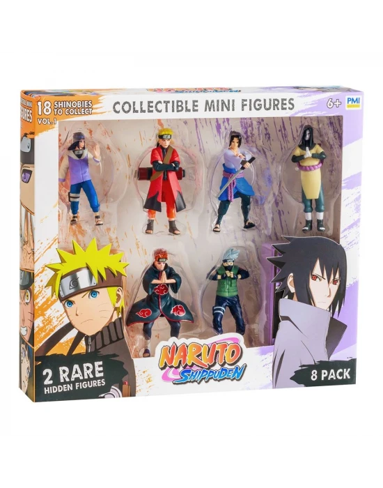 Naruto 8li Koleksiyon Figür Seti Model 1