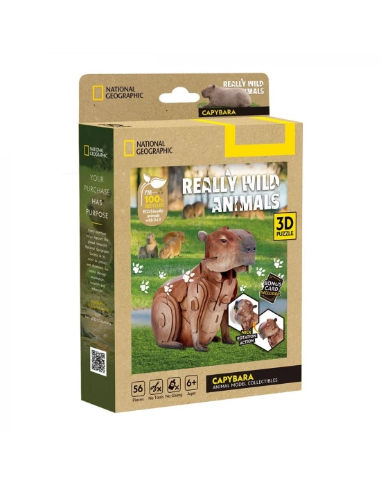 National Geographic - Kapibara 3D Puzzle DS1177h