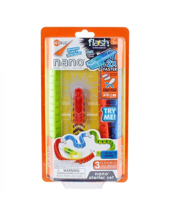 NECO TOYS Hexbug Flash Nano Başlangıç Seti Kırmızı