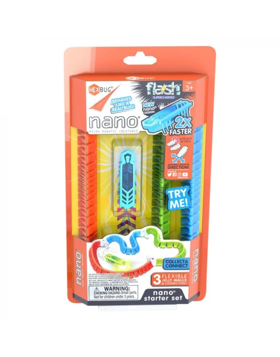 NECO TOYS Hexbug Flash Nano Başlangıç Seti Mavi