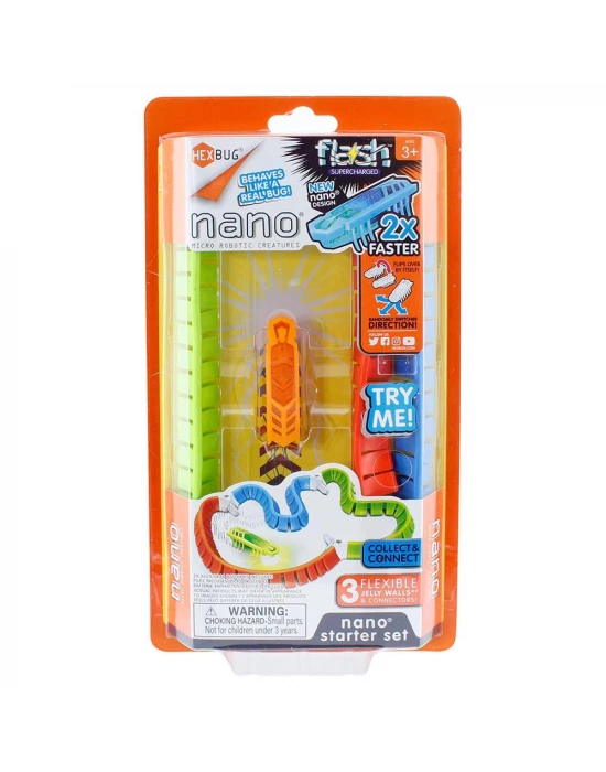 NECO TOYS Hexbug Flash Nano Başlangıç Seti Turuncu