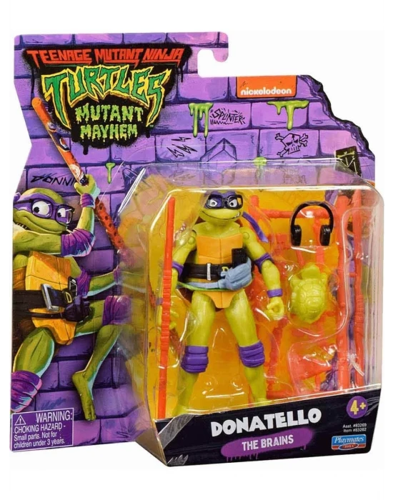 Ninja Turtles Mutant Mayhem Aksiyon Figürler Donatelleo 83274