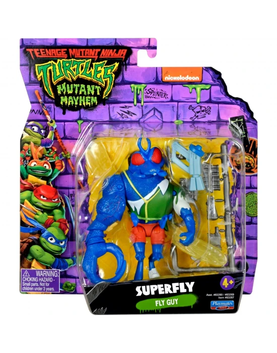 Ninja Turtles Mutant Mayhem Aksiyon Figürler SuperFly 83287