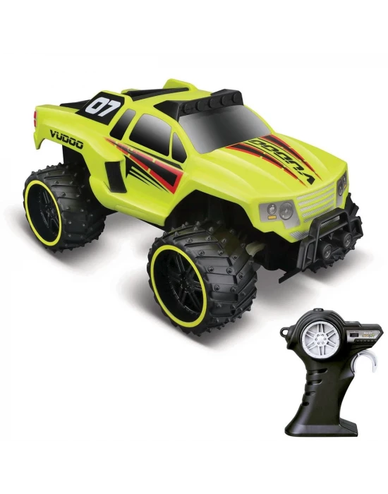 Off Road Serisi Vudoo Kumandalı Araba 1/16 Sarı