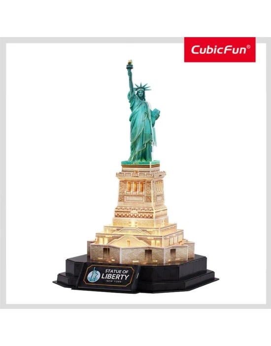 Özgürlük Heykeli 3D Puzzle (Led Işıklı) L536h