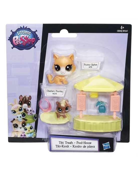 Pet Shop Minişler Tiki Treats Mini Oyun Seti