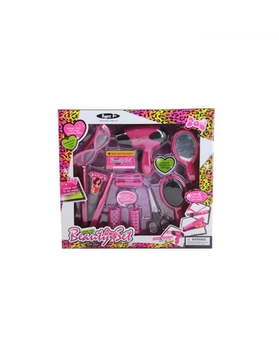 Pilli Işıklı Kuaför Güzellik Seti