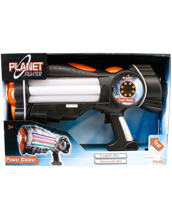 Planet Fighter Power Blaster Sesli Ve Işıklı Oyuncak Silah