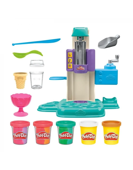Play-Doh Gökkuşağı Girdaplı Dondurma Oyun Seti G0028