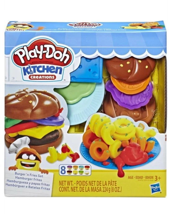 Play Doh Mutfak Atölyesi Hamburger Seti E5112 E5472