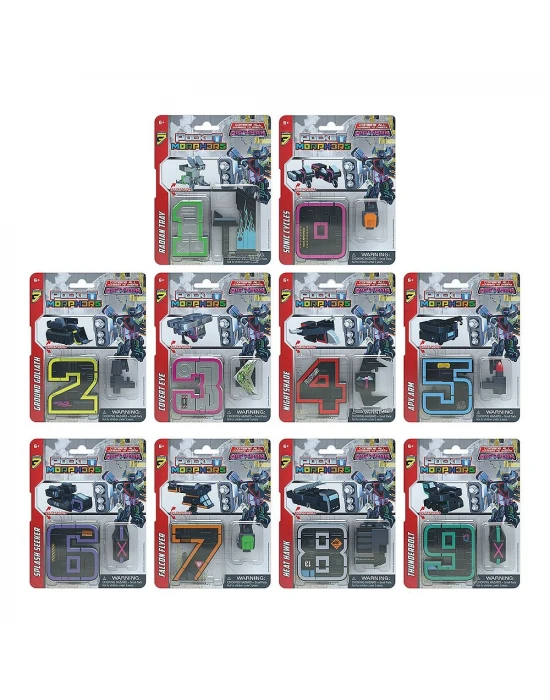 Pocket Morphers 10lu Set Seri 3 Digitron 6950-10