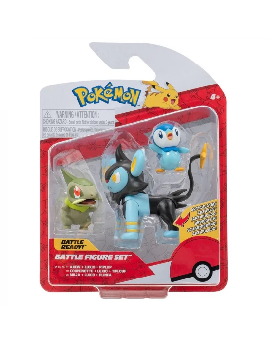 Pokemon Battle 3lü Figür Seti PKW3043