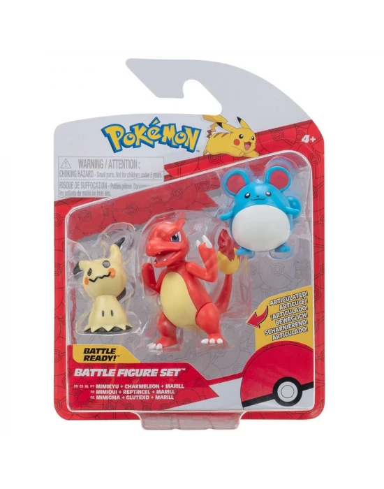 Pokemon Battle 3lü Figür Seti PKW3046