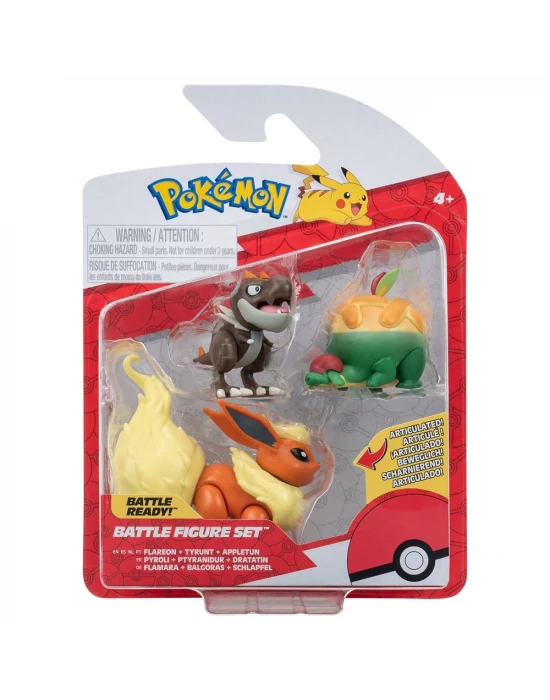 Pokemon Battle 3lü Figür Seti PKW3047
