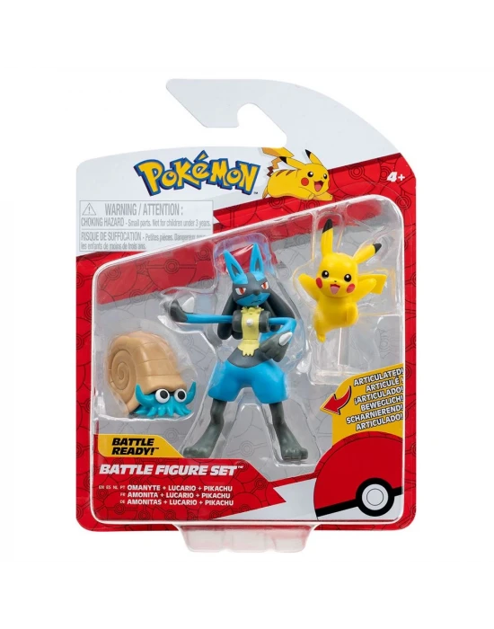 Pokemon Battle 3lü Figür Seti PKW3054