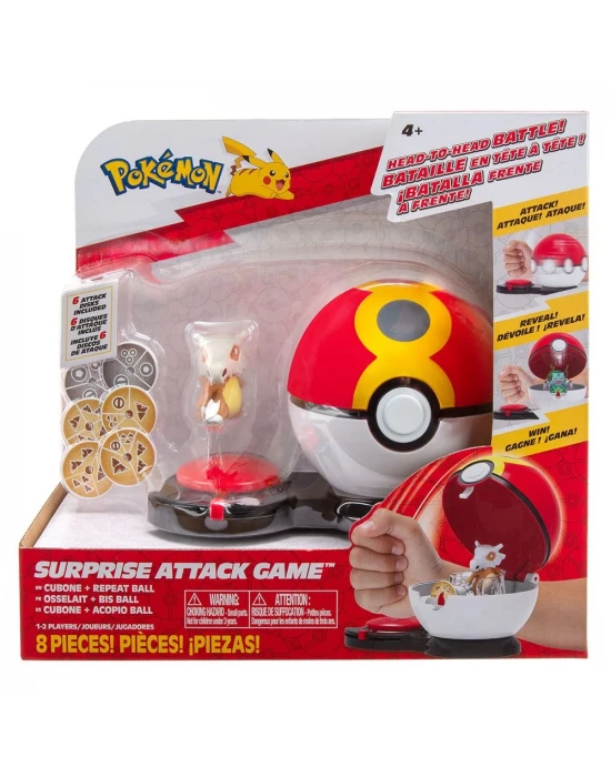 Pokemon Sürpriz Atak Oyun Seti - Cubone + Repeat Ball
