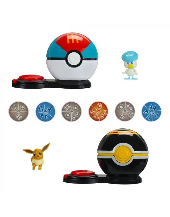 Pokemon Sürpriz Atak Oyun Seti - Eevee ve Quaxly PKW4182