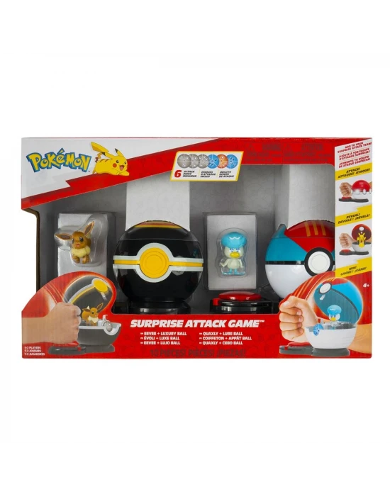 Pokemon Sürpriz Atak Oyun Seti - Eevee ve Quaxly PKW4182