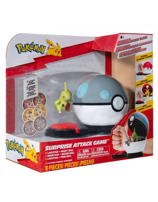 Pokemon Sürpriz Atak Oyun Seti - Larvitar + Heavy Ball