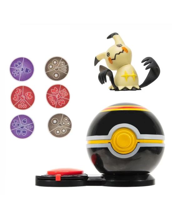 Pokemon Sürpriz Atak Oyun Seti - Mimikyu + Luxury Ball
