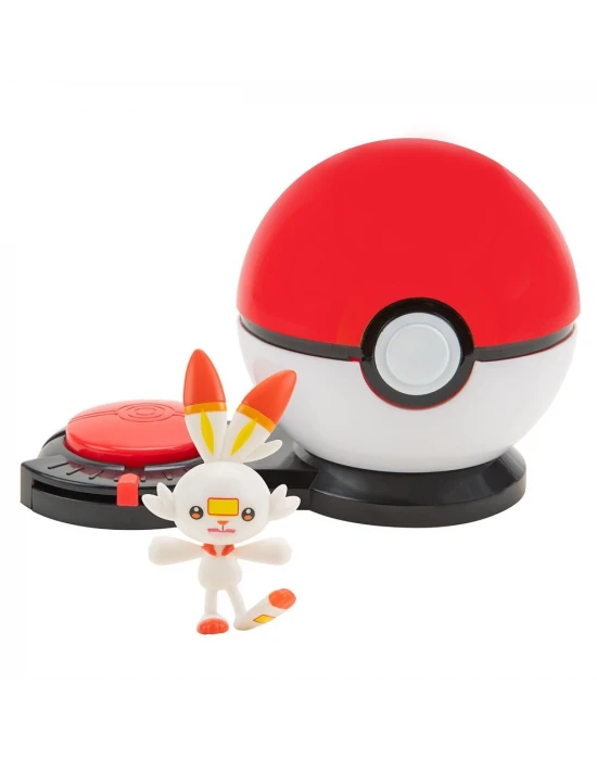 Pokemon Sürpriz Atak Oyun Seti - Scorbunny + Poke Ball