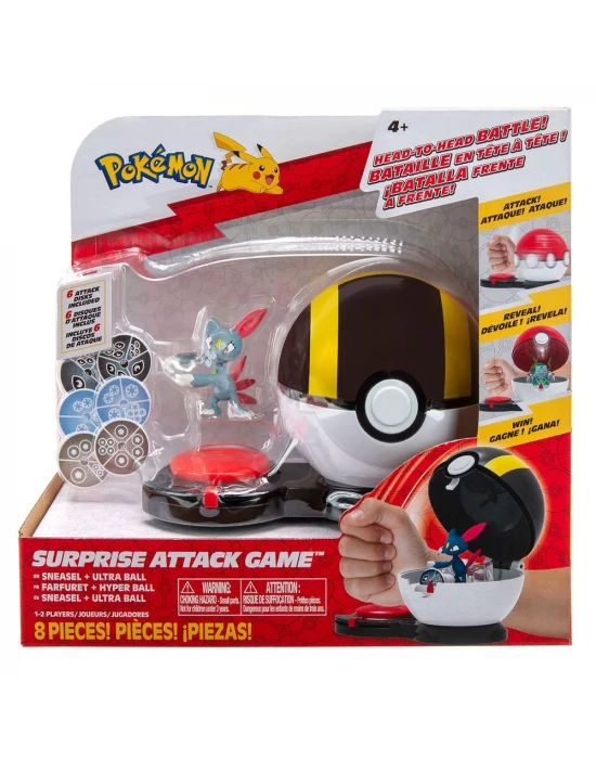 Pokemon Sürpriz Atak Oyun Seti - Sneasel + Ultra Ball