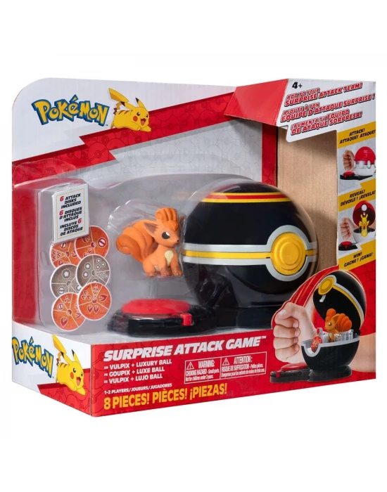 Pokemon Sürpriz Atak Oyun Seti - Vulpix + Luxury Ball