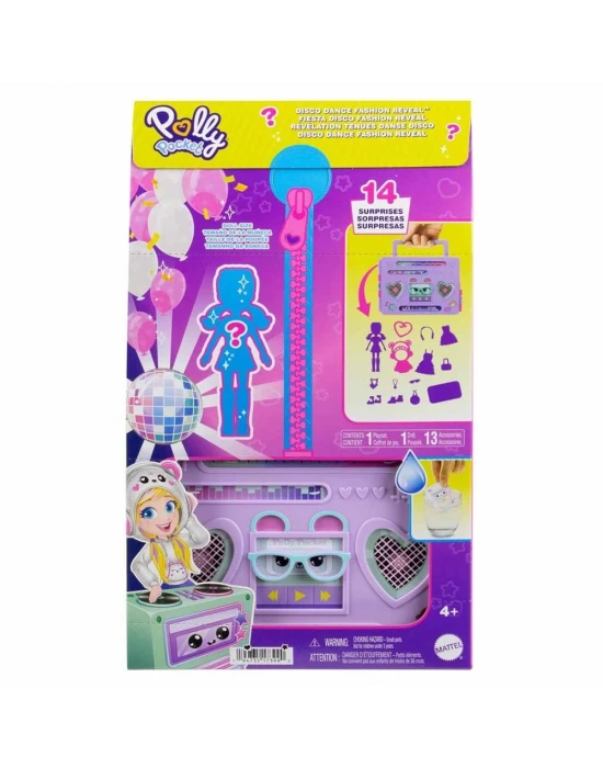 Polly Pocket Disko Dansı Eğlenceli Kıyafetler Oyun Seti HRD65