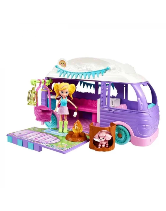 Polly Pocket Eğlenceli Karavan Oyun Seti JCC32