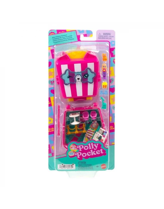 Polly Pocket Kedicik Sineması Mini Oyun Seti JFV01