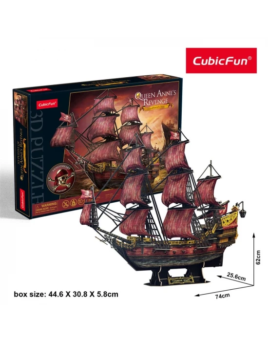 Queen Annes Revenge Gemisi 3D Puzzle T4040h