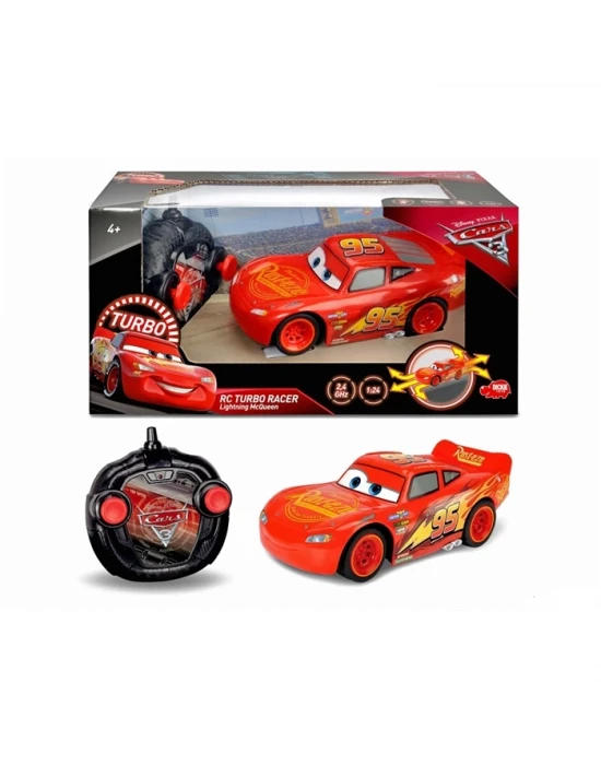 R/C Turbo Racer Lightning McQueen 1:24 Uzaktan Kumandalı Araba