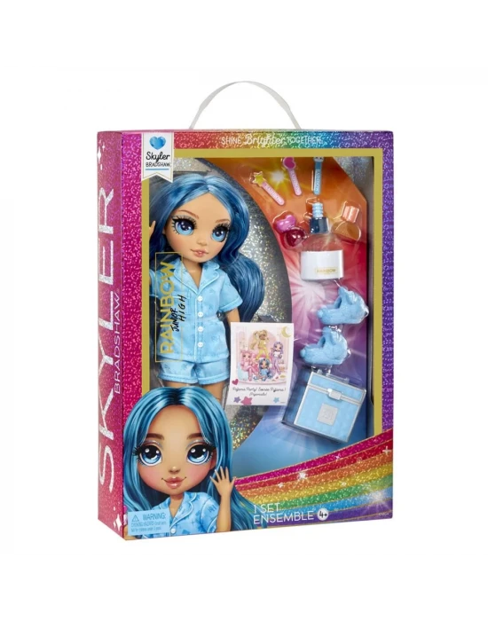 Rainbow High Jr. High Pijama Partisi Bebeği - Skyler Bradshaw